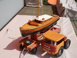 Canot Vedette Vogue Vogu'Enmer Et Camion Dejou Servant De Ber
