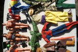Big Jim Lot De 3 +équipements : 2 X 1971 Mattel Hog Kong-1 X Mattel