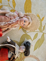 Deux Poupée Mignonnette Ancienne Porcelaine