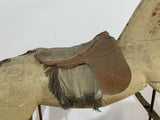 Ancien Cheval A Bascule En Bois Sculpte Et Fonte Epoque Xixeme Antique Horse