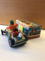 Vintage Années 1950 "Run-a-Panier" chauve-souris O Kart, T.N. Trademark, Nomura toy