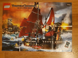 Lego 4195 - Pirates des Caraïbes - Queen Anne's Revenge  100% complet