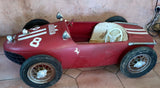 Voiture à Pédale Ancienne Ferrari Spa Luxe 1960 à restaurer SHARKNOSE MG