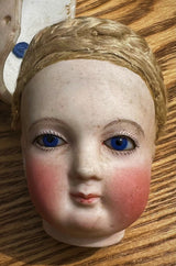 Ancienne Tete De Poupée Porcelaine De Mode Signé Epoque 19 Eme Jumeau