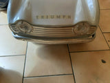 Voiture à Pédales En Tole "Triumph Tr4" 1960 Vintage