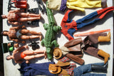 Big Jim Lot De 3 +équipements : 2 X 1971 Mattel Hog Kong-1 X Mattel