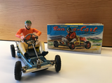 Vintage Années 1950 "Run-a-Panier" chauve-souris O Kart, T.N. Trademark, Nomura toy