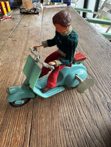 Jouet Mecanique " Paya" Scooter Vespa Annee 50