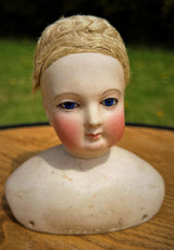 Ancienne Tete De Poupée Porcelaine De Mode Signé Epoque 19 Eme Jumeau