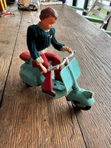 Jouet Mecanique " Paya" Scooter Vespa Annee 50