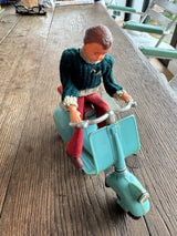 Jouet Mecanique " Paya" Scooter Vespa Annee 50